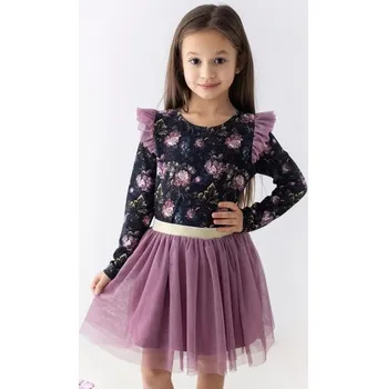 Dívčí šaty Dívčí TUTU sukýnka Lily Grey lila - 122
