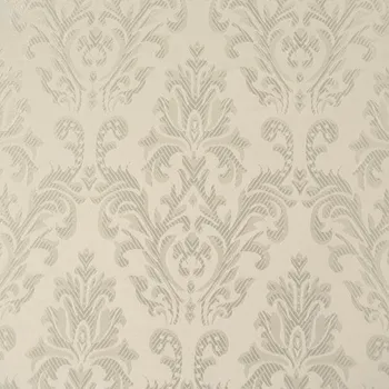 Brokát/ látka na kroje ecru vzor 1