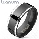 Steel Edge Pánský prsten z titanu 8088 Velikost: 67