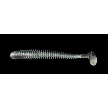 Umělá nástraha Relax Gumová nástraha Texas 10cm TX4-L328 - Black silver red glitter