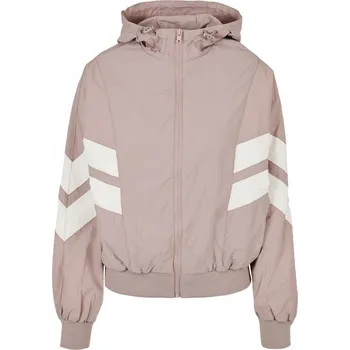 Dámská větrovka Ladies Crinkle Batwing Jacket - duskrose/whitesand L