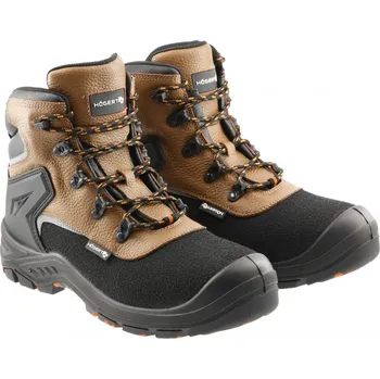 Pracovní obuv Högert MEPPEN bezpečnostní boty S3L SR béžová/černá 42 HT5K591-42