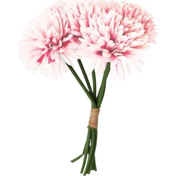 umělá květina Chaks Zväzok umelých kvetov - Dália pastelová ružová 6 ks