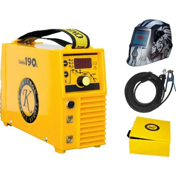 Svářečka Omicron GAMA 190L + kabely 25/3m + kukla Robot + kufr žlutý, záruka 3+2 roky
