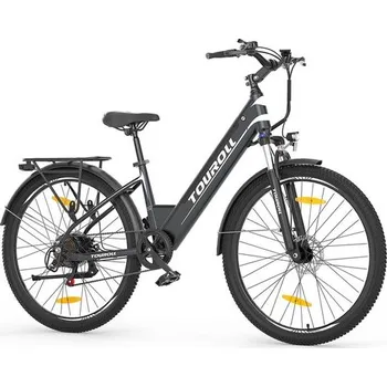 Elektrokolo Touroll J1 ST 27,5" Trekingové Kolo - Černá