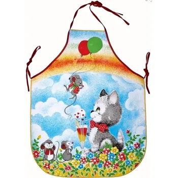 Kuchyňská zástěra Dětská zástěrka Kočička