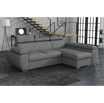 Sedací souprava FALCO Sedací souprava Bodie pravá Aragon tmavě šedá