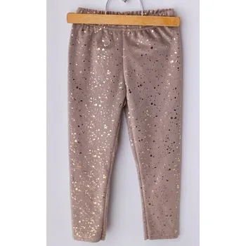 Dívčí legíny Premium sametové Lily Grey legíny NUDE - 110