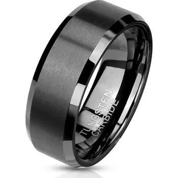 Prsten Steel Edge Pánský prsten wolfram SERTU10 Velikost: 62