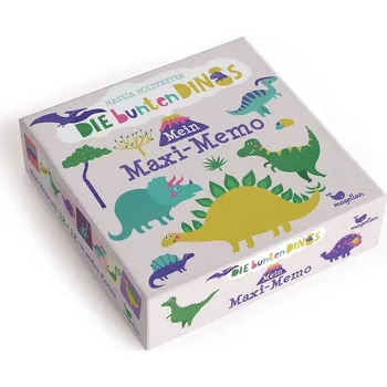 Dřevěná hračka Magellan Velké pexeso Dinosauři, 16 dílků, 12x12 cm