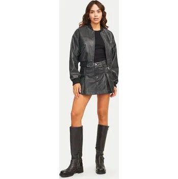 Dámská sukně JJXX Sukně z imitace kůže Tora 12265729 Černá Regular Fit S