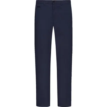 Pánské kalhoty Velké Velikosti - Brax - Chino kalhoty Fabio s jemnou strukturou z materiálu Hi-Flex, Blue Planet - 48/32 - Modrá