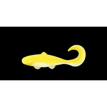 Umělá nástraha Relax Gumová nástraha Banjo 4,5cm BJ1-L007 - White yellow