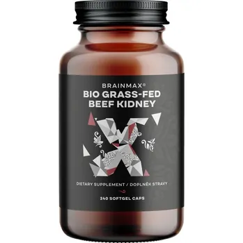 BrainMax Grass-Fed Hovězí ledviny BIO, 240 kapslí