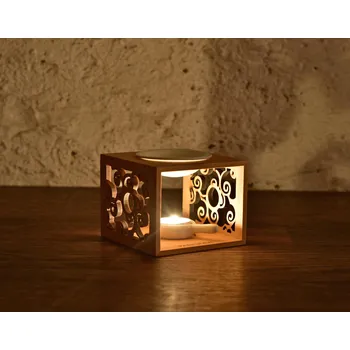 Aroma lampa ZENARA | Keramická aromalampa na bambusovém stojanu | přírodní harmonie & čistý design Dedra