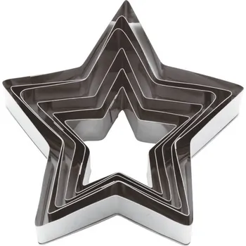 Vykrajovátko Sambonet Paderno Industrie VYKRAJOVÁTKA - HVĚZDA - 6 ks