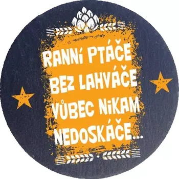 Kameninový podtácek 10cm - Ranní ptáče