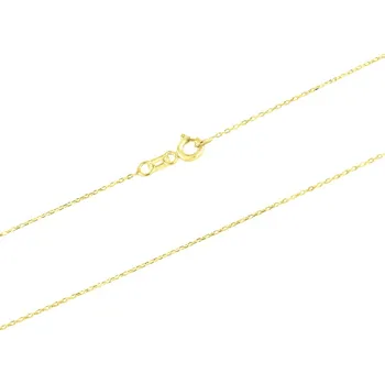 Řetízek GEMMAX Zlatý řetízek Anker šířka 0,8 mm délka 42 cm – zlatý šperk ryzosti 585/1000 v Dárkovém balení s Certifikátem GUCYN-42-36261