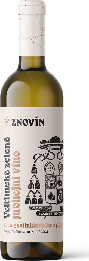 Znovín Veltlínské zelené 2021 výběr z hroznů 0,75 l (1321)