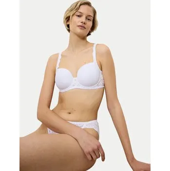 Oblečení a móda Triumph Podprsenka s kosticemi Amourette 10214770 Bílá 80D