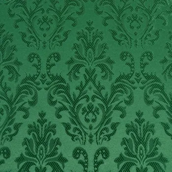 Brokát/ látka na kroje zelená vzor 1
