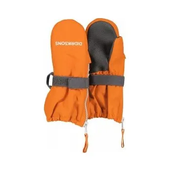 Rukavice Didriksons Biggles Zip Mitten 7 orange jam 505029-L07 4-6; Oranžová rukavice
