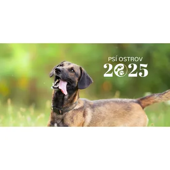 Kalendář Charitativní stolní kalendář Psí ostrov 2025