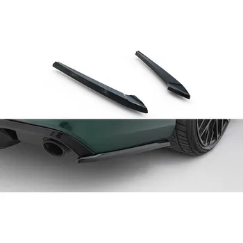 Tuning Splittery zadní boční V.3 Audi A6 S-line Avant C7 černý lesklý plast