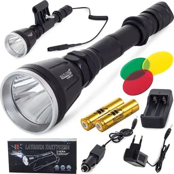 Svítilna Taktická lovecká baterka Bailong CREE XM-L T6