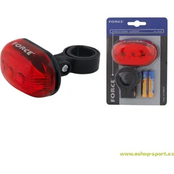 Cyklosvítilna zadní blikačka force - ovál 5 diod