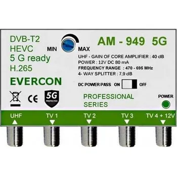 Anténní zesilovač Anténní zesilovač EVERCON AM-949 5G 1769042
