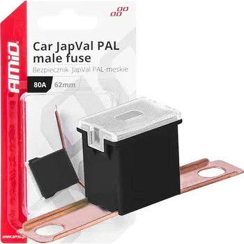 Autoelektrika Pojistka JAPVAL PAL samec 62mm 80A AMIO-03432