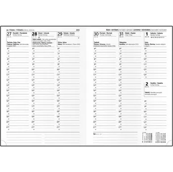 Diář Diář 2025 Tomáš Vivella A4 modrá Týdenní