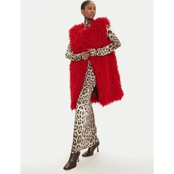 Dámská vesta Just Cavalli Vesta 77PAS428 Červená Loose Fit 42