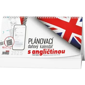 Kalendář Plánovací daňový kalendář s angličtinou - stolní kalendář