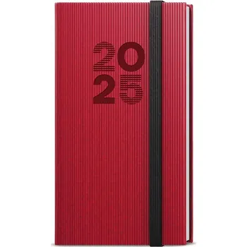 Diář Týdenní diář 2025 Jakub Vigo kapesní červená