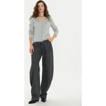 Dámský svetr Vero Moda Kardigan Glory 10310527 Šedá Regular Fit M