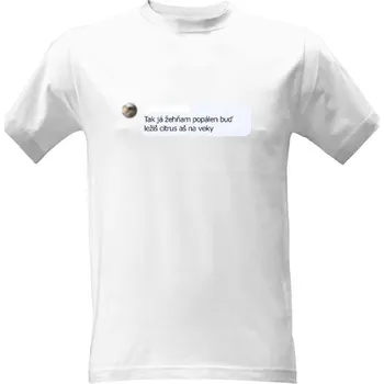 Pánská móda Tričko s potiskem Popálen buď ležiš citrus pánské