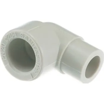 Vodovodní potrubí Sanitas - PPR tvarovky Koleno PPR s čepem 90° 32