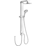 AQUALINE - TOUR sprchový sloup k napojení na baterii, hlavová, ruční sprcha, chrom SL030