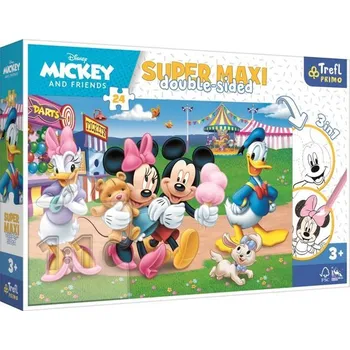 Puzzle Oboustranné puzzle Mickey Mouse: Na pouti SUPER MAXI