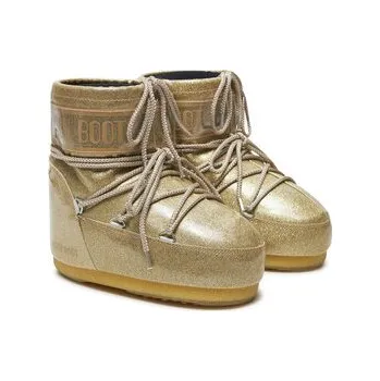 Dětská móda Moon Boot Sněhule Icon Low Glitter 80D1409440 Zlatá 42_44