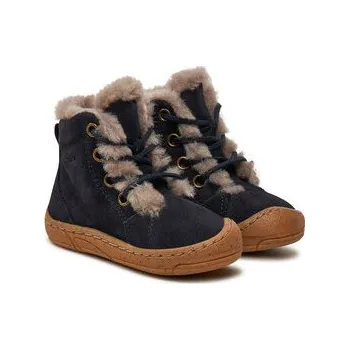 Dámská zimní obuv Froddo Kotníková obuv Minni Suede Laces G2110140-4 M Modrá 23
