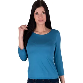 Dámské jednobarevné tričko Manati 3/4 Limited Babell Barva/Velikost: mořská tmavá / S/M