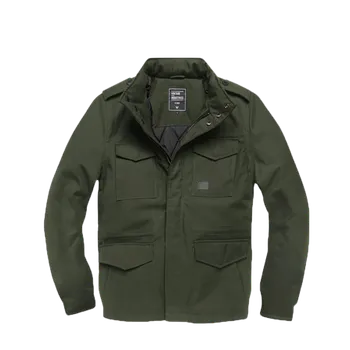 Pánský kabát Vintage Industries Parka Brent, olivová