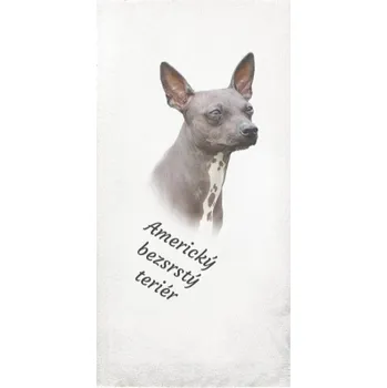 Nákrčník Nákrčník/bandana s potiskem Americký bezsrstý teriér