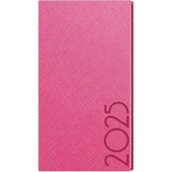 Diář Týdenní diář 2025 Jakub Tora kapesní růžová