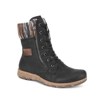 Dámská zimní obuv Rieker Kotníková obuv Z0123-01 Černá 40