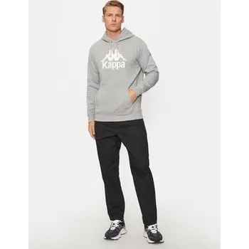 Pánská mikina Kappa Mikina Malmo 3 Auth Kontemporary 341M43W Šedá Regular Fit M