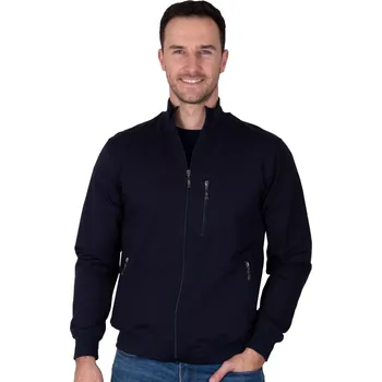 Trenýrky Pánská mikina 407 TDS Barva/Velikost: granát (modrá) / S/M